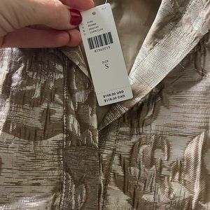 Anthropologie copper shirt dress